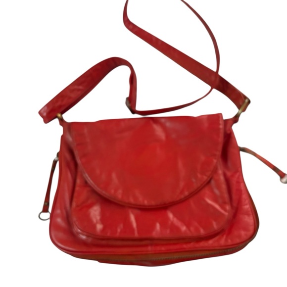 Latico Red Leather Crossbody Bag - Picture 2 of 16